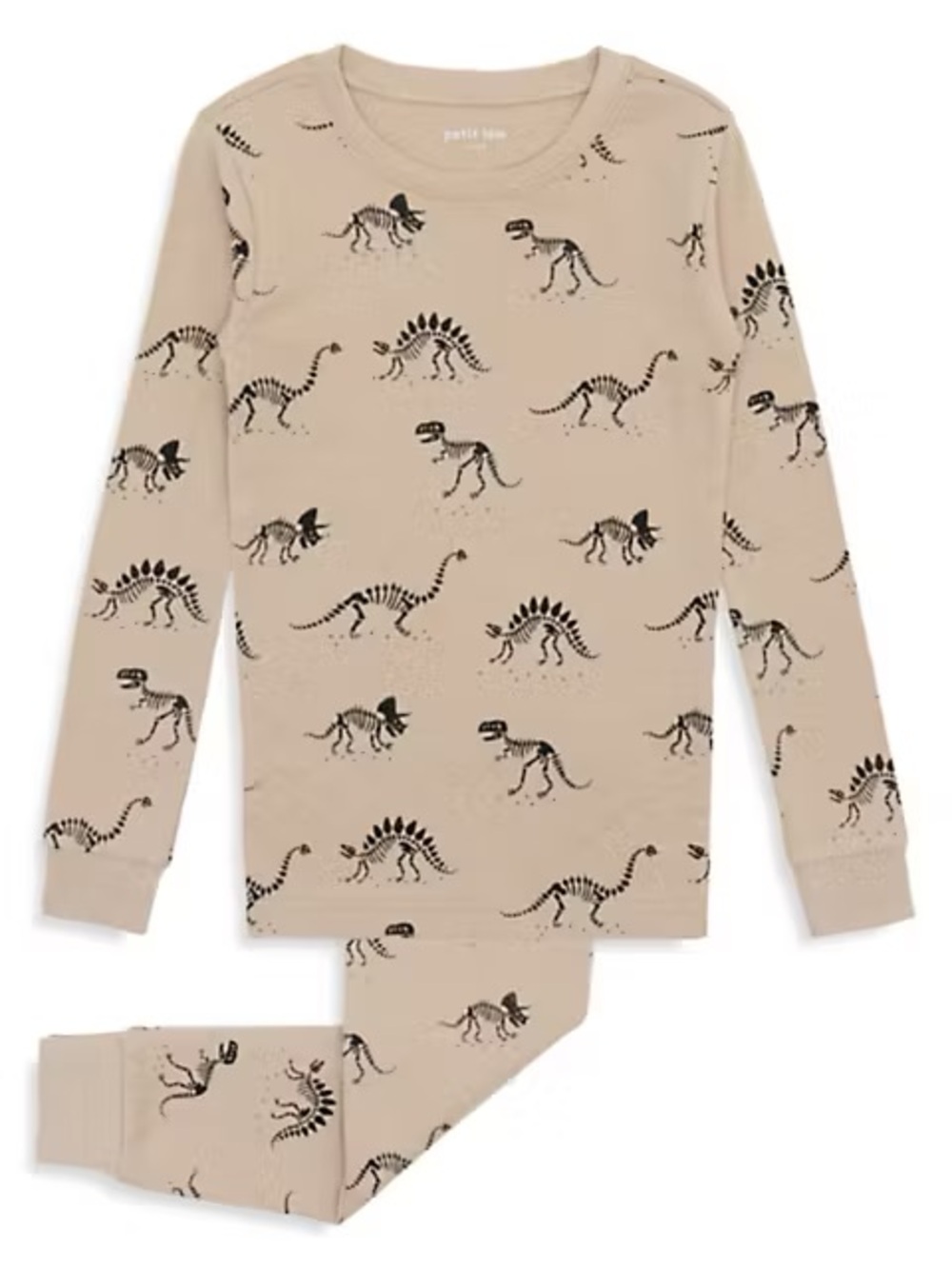 PETIT LIM Organic Cotton Dinosaur Pajama Set